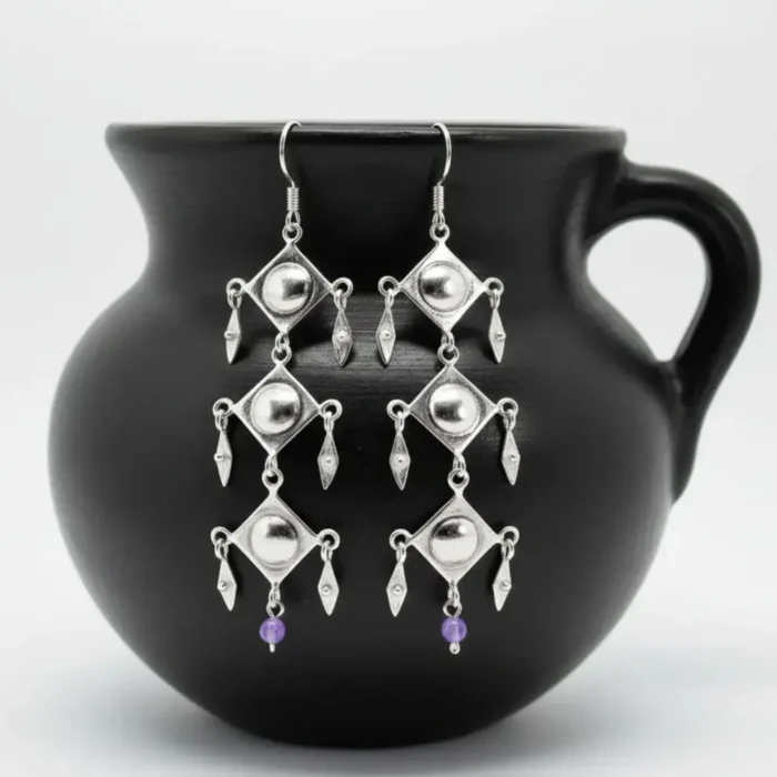 Aretes tres rombos