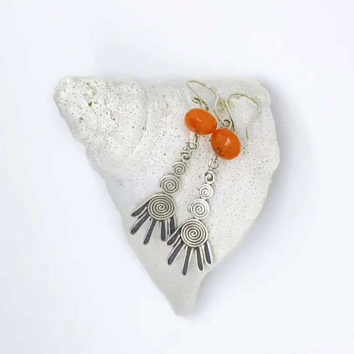 Aretes Sello Mano Maitl