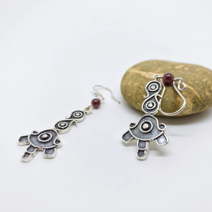 Aretes Sello Cascabel Chicahuaztli