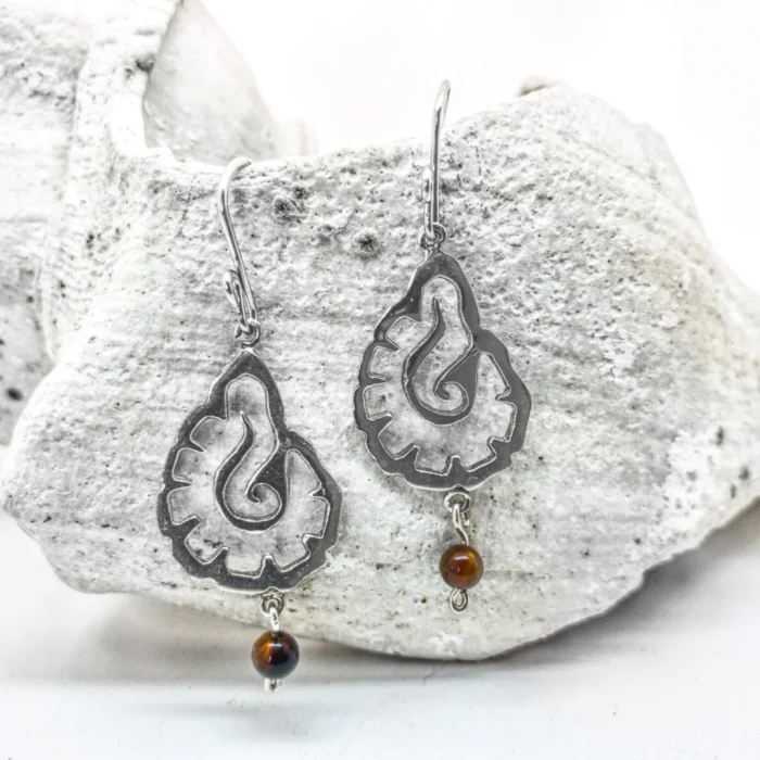 Aretes Concha Prehispánica