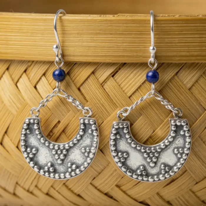 Aretes en plata